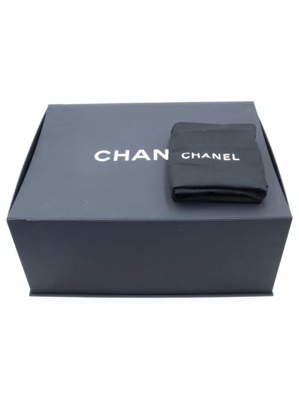 Chanel CC Logo Denim Maxi Flap Bag Handbag Bag Blue - Picture 8 of 8